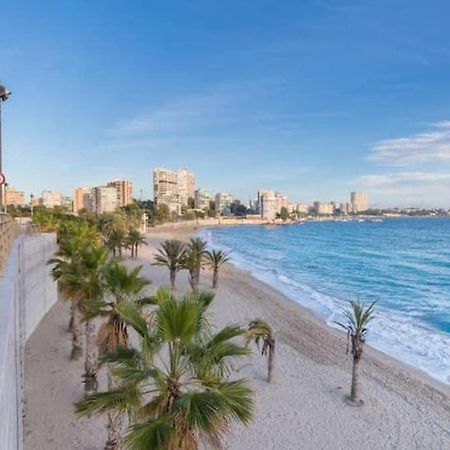 Playa Albufereta. Espectaculares Vistas Al Mar. Apartment Alicante Bagian luar foto