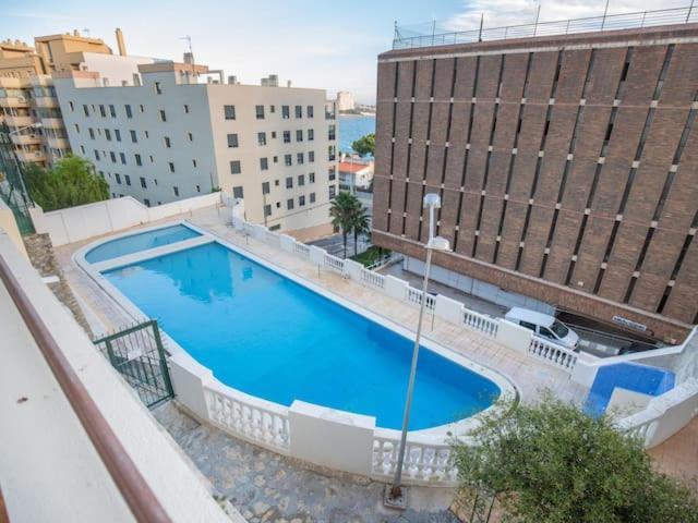 Playa Albufereta. Espectaculares Vistas Al Mar. Apartment Alicante Bagian luar foto